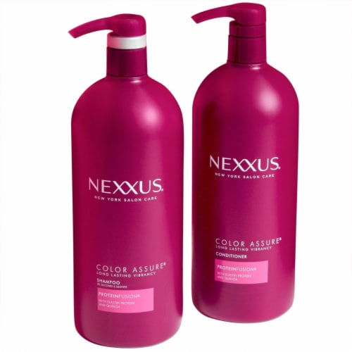 Nexxus Color Assure Shampoo and Conditioner, 32 Fluid Ounce (Pack of 2) Perspective: front