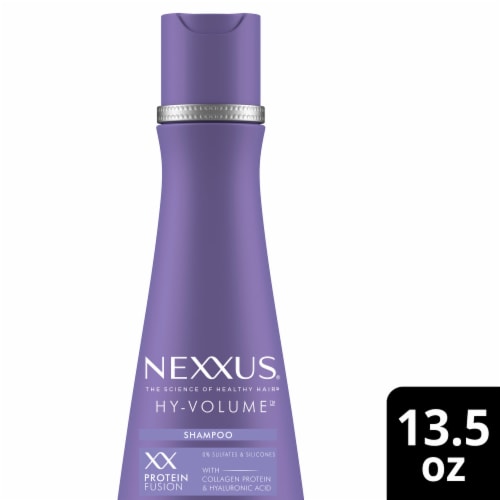 Nexxus Protein Fusion Collagen Protein Hyaluronic Acid Hy-Volume Weightless Lift Shampoo 13.5 Fl Oz Perspective: front