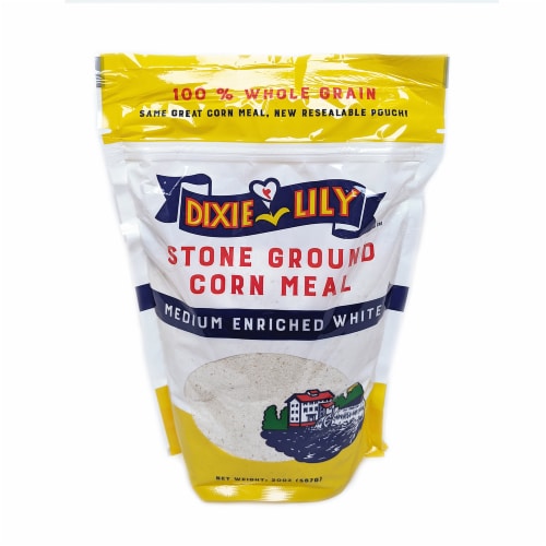 Dixie Lily™ Ground Cornmeal Pouch Perspective: front