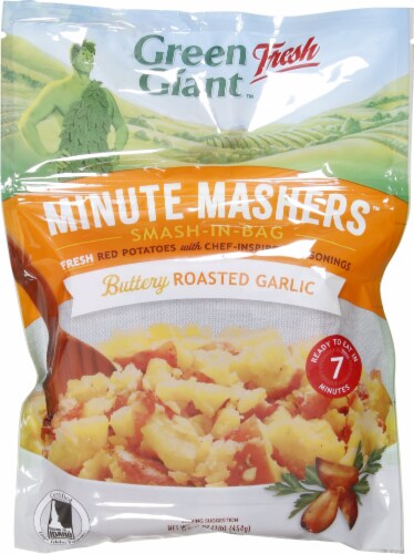 Green Giant™ Buttery Roasted Garlic Minute-Mashers™ Perspective: front