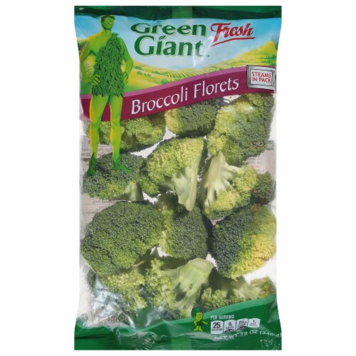 Greent Giant™ Fresh Broccoli Florets Perspective: front