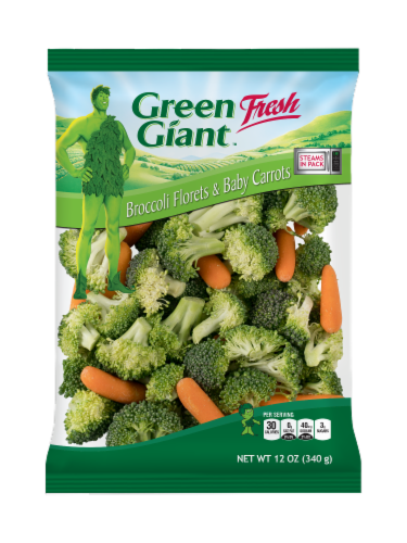 Green Giant™ Broccoli Florets & Baby Carrots Perspective: front
