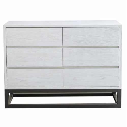 Modern white on sale 6 drawer dresser