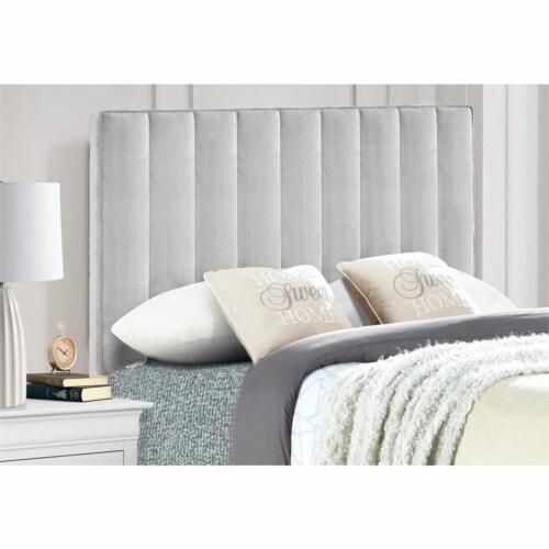 King size crushed velvet headboard discount