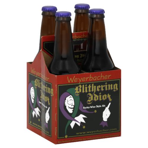 Weyerbacher Blithering Idiot Barley-Wine Style Ale Perspective: front