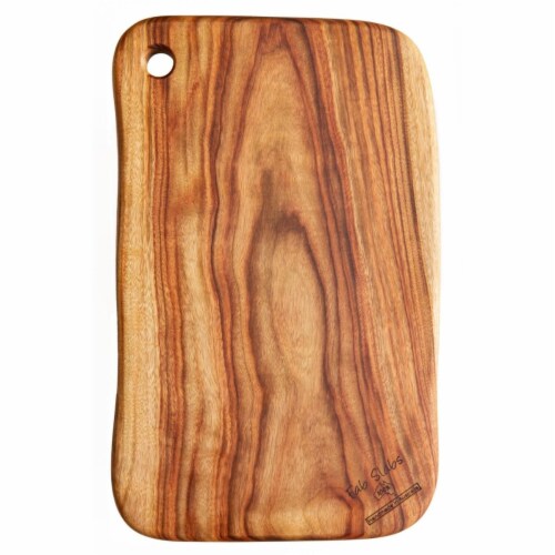 HomeRoots 469158 Artisan Organic Anti Bacterial Natural Wood Cutting Board Perspective: front