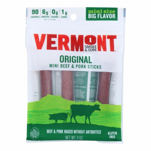 VERMONT SMOKE BEEF PRK STCK ORIG GO PK Perspective: front