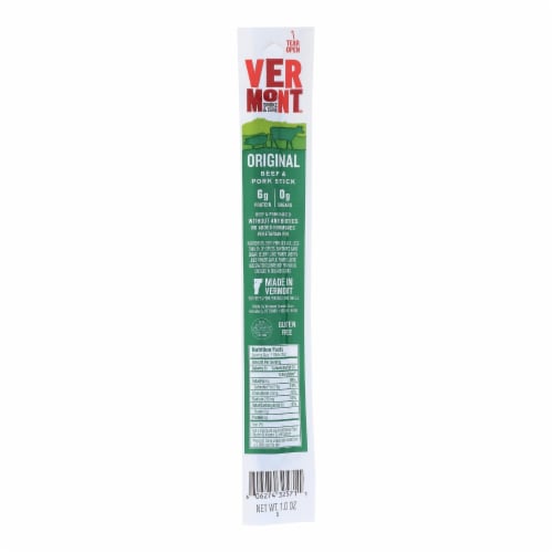 Vermont Smoke And Cure RealSticks - Cracked Pepper - 1 oz - Case of 24 Perspective: front