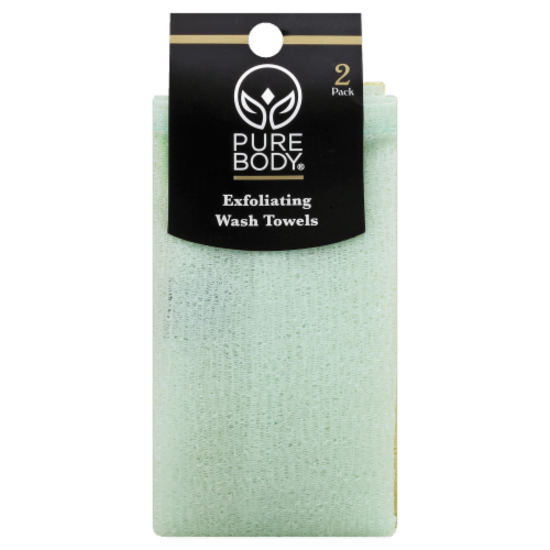 Pure Body Exfoliating Wash Towels Perspective: front
