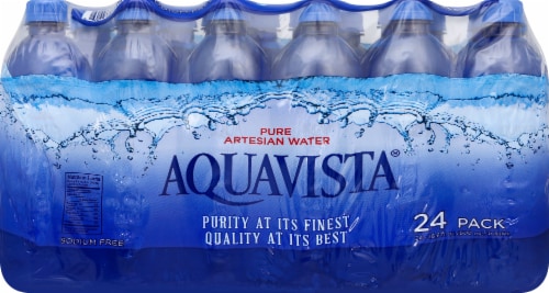 Aquavista Bottled Water Perspective: front