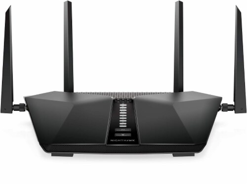 Netgear Nighthawk AX6 6-Stream AX4300 WiFi 6 Router (RAX45-100NAS) Perspective: front