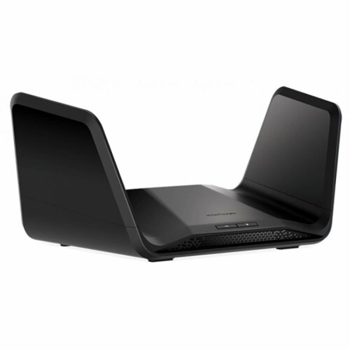 Netgear RAX70100NAS Nighthawk 8-Stream Tri-Band WiFi 6 Router Perspective: front