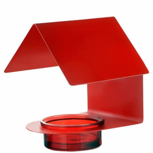 couronne-courm447200r-6-in-metal-and-glass-house-bird-feeder-red-1
