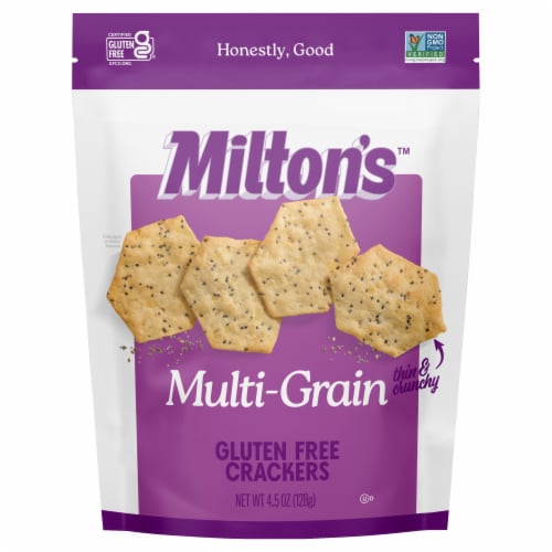 Milton's Craft Bakers® Gluten Free Multi-Grain Baked Crackers Perspective: front