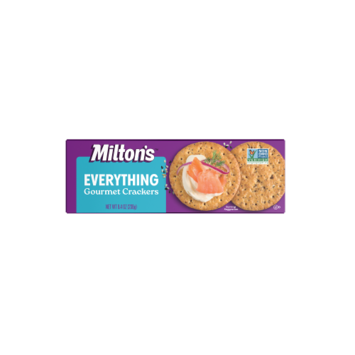 Milton's® Craft Bakers Everything Gourmet Baked Crackers Perspective: front