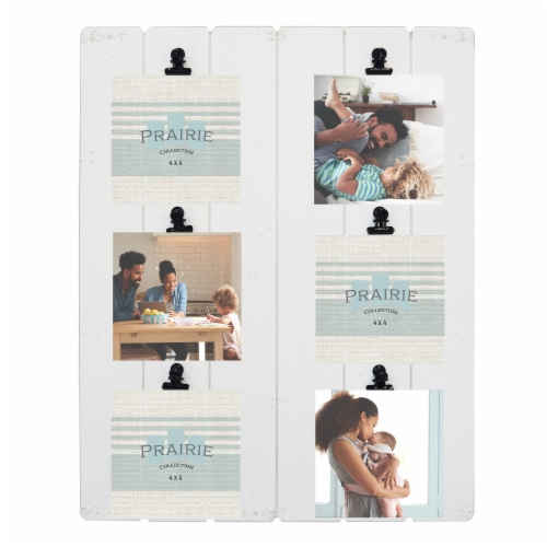 New View Prairie White Collage Frame Perspective: front