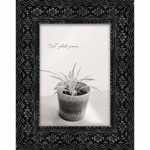 New View 5x7 inch Picture Frame - Black Pendleton Perspective: front