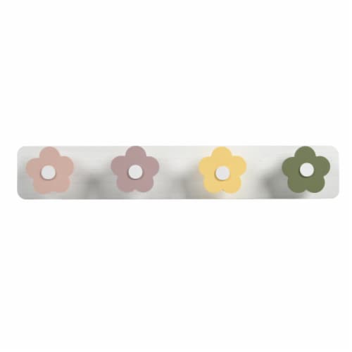 New View Flower Wall Hooks Perspective: front