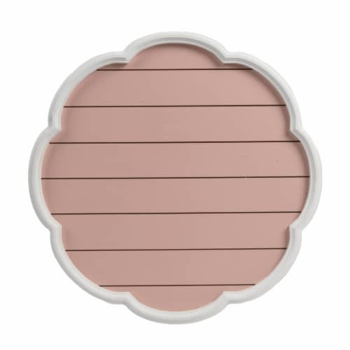 New View Scallop Edge Letter Board Wall Hanging Perspective: front