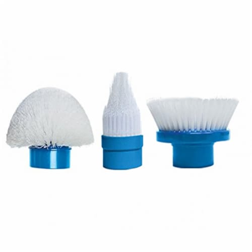 King Soopers - Spin Scrubber Replacement Heads- Set of 3 (Flat, Dome,  Corner), 1