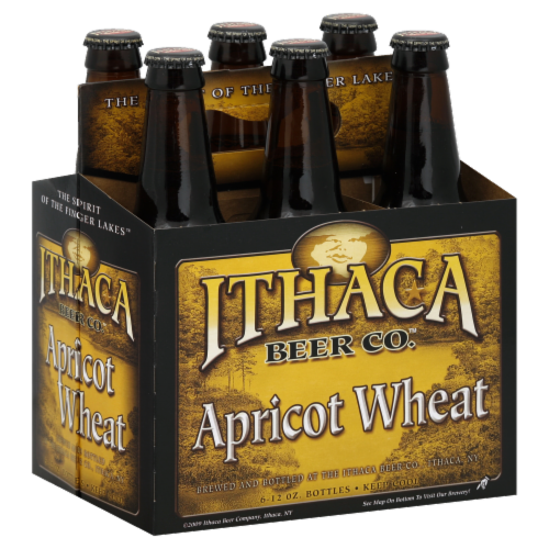 Ithaca Beer Co. Apricot Wheat Perspective: front