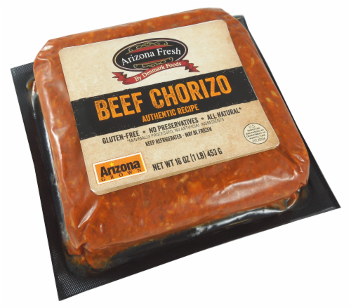 Denmark Foods Arizona Fresh Beef Chorizo Perspective: front