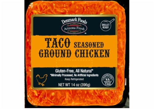 Denmark Sausage Arizona Fresh™ Taco Seasoned Ground Chicken Perspective: front