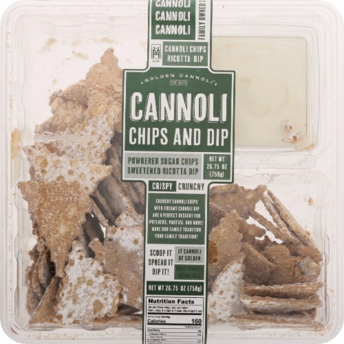 Golden Cannoli Cannoli Chip & Dip Platter Perspective: front