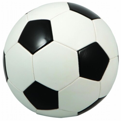 DDI 986159 Regulation Size Black & White Soccer Ball Case of 25 Perspective: front