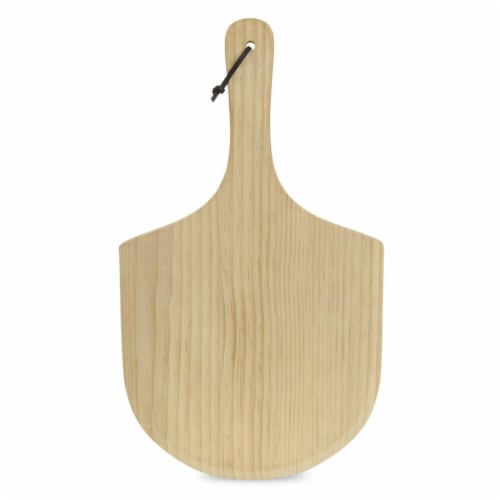 KitchenWorthy 290-PPEEL Wooden Pizza Peel - Natural Perspective: front