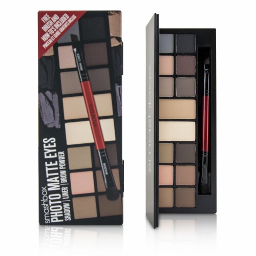Smashbox Photo Matte Eyes Shadow/ Liner/ Brow Power Palette 14g/0.49oz Perspective: front