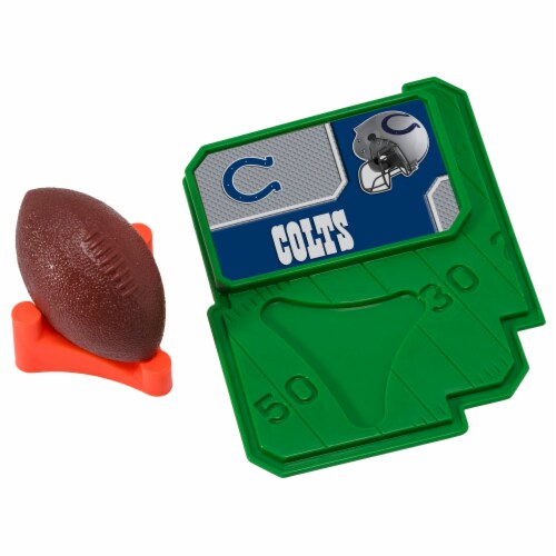 DecoPac NFL Indianapolis Colts Football & Tee Cake Decoration Set Perspective: front