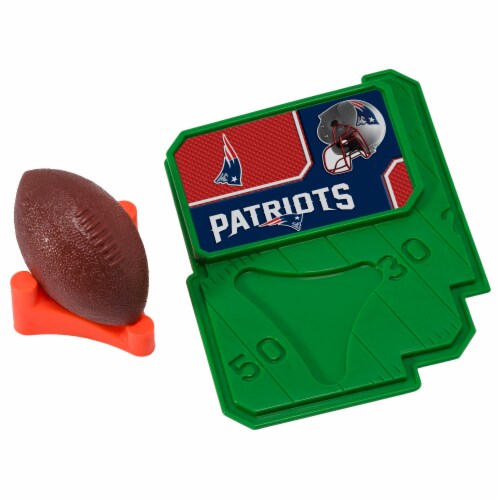 DecoPac NFL New England Patriots Football & Tee Cake Decoration Set Perspective: front