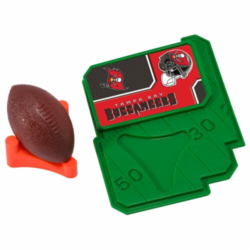 DecoPac Tampa Bay Buccaneers Football & Tee Cake Decorations Perspective: front