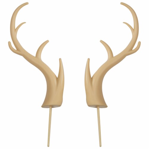 DecoPac Antler Cake Decorations Perspective: front