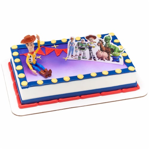 DecoPac DecoSet Toy Story 4 Team Toy Cake Decorations Perspective: front