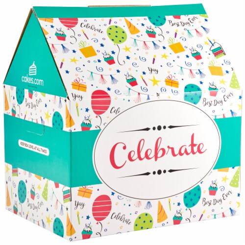 DecoPac Party Cake Box Perspective: front
