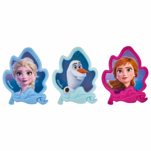 DecoPac Frozen Adventure Friends Ring Cake Decorations Perspective: front