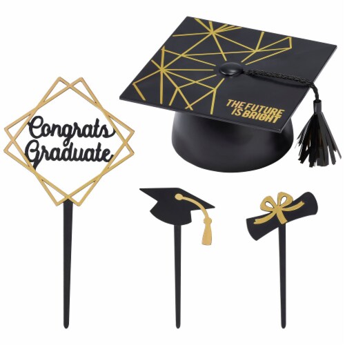 DecoPac Graduation Cake Decorations Perspective: front