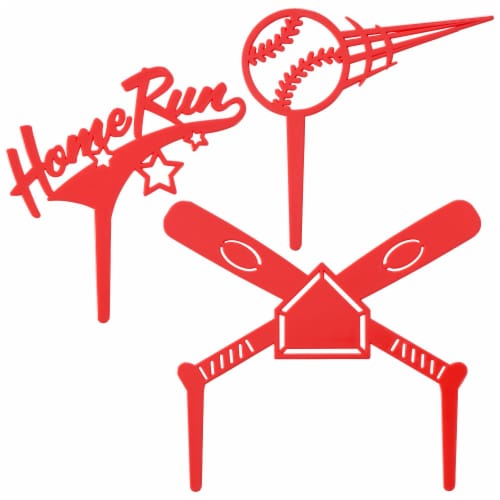 DecoPac Baseball Cake Decorating Kit Perspective: front
