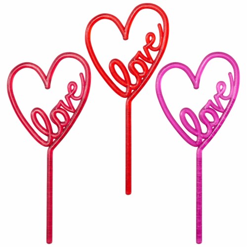 DecoPac Cake Decorations - Pink/Red/Purple Perspective: front