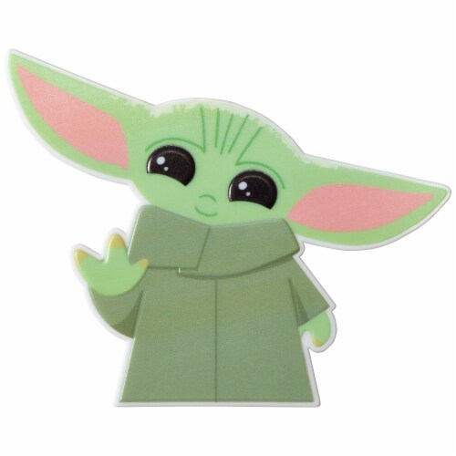 DecoPac Star Wars Mandalorian The Child Lay-On Cake Decorations Perspective: front