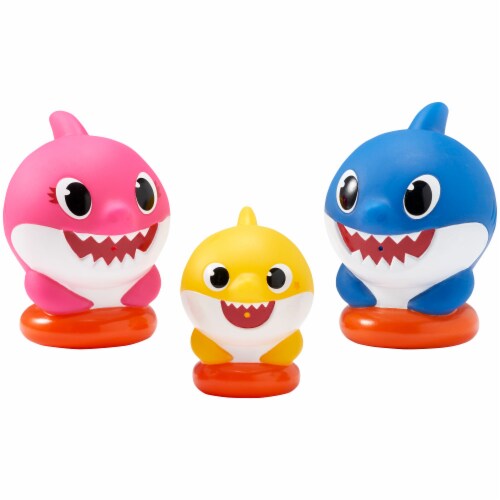 DecoPac Baby Shark Family Fun Cake Decoration Set Perspective: front