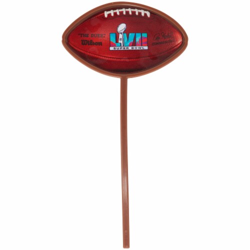 DecoPac Cake Decoration NFL LVII Super Bowl Perspective: front