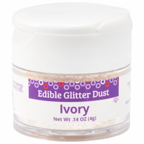 Edible Glitter Dust - Ivory Perspective: front
