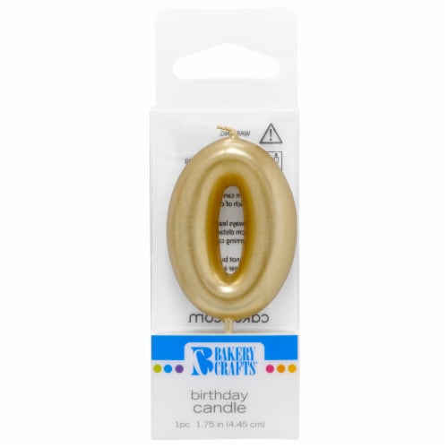 DecoPac Zero Candle Cake Decoration Perspective: front