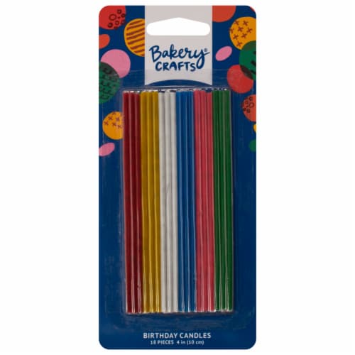 Bakery® Crafts Birthday Candles Perspective: front