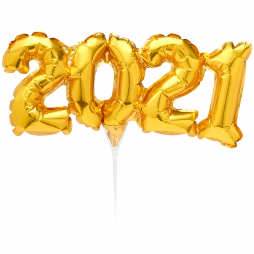 DecoPac Gold 2021 Anagram Pics Decoration Perspective: front