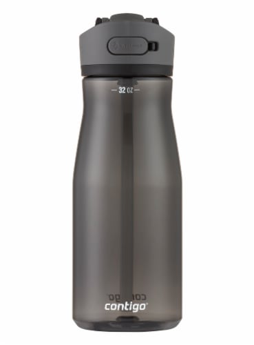 Contigo Water Bottle, Leak-Proof Lid with Autospout, Ashland 2.0, Licorice, 32 Ounce