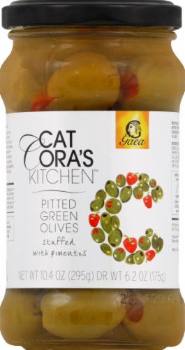 Gaea Pimento Stuffed Green Olives Perspective: front